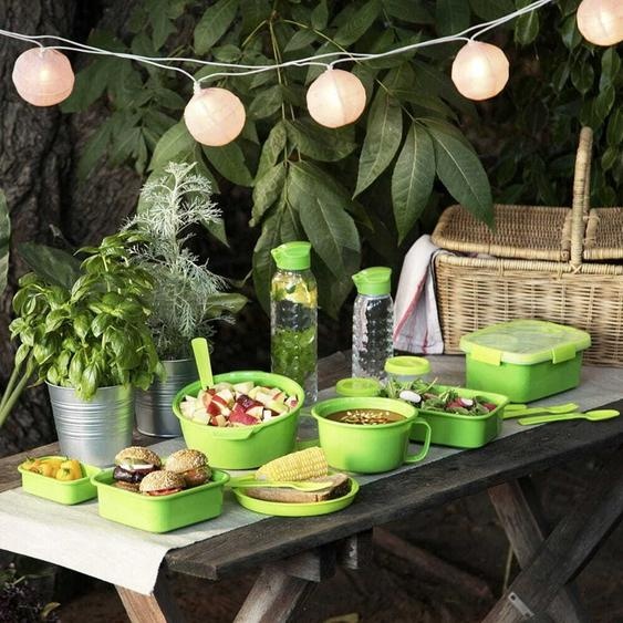 Curver butelka dots 0.45l 0.45l /transparentny/ zielony