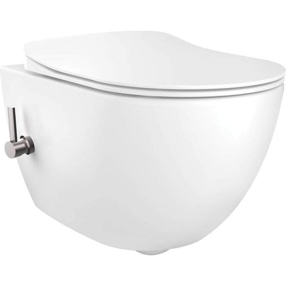 Cuvette De Toilette Avec Fonction Bidet Peonia Zero Suspendue Avec Siège, Mitigeur Cbp_6Wpw