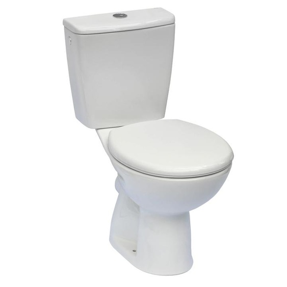 Cuvette WC POLO PLUS au sol sortie horizontale - ROCA - A342197000