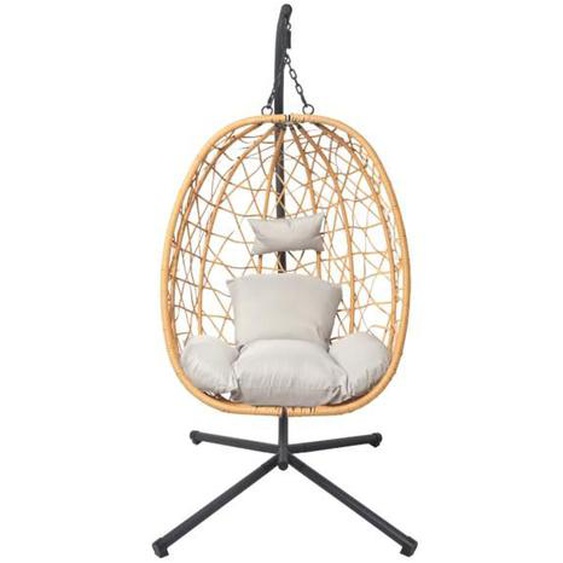 CUZCO - Fauteuil suspendu effet rotin