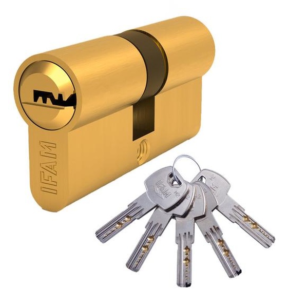 Cylindre de fermeture IFAM Start STR3030 laiton acier 6,36 x 1,68 x 3,27 cm