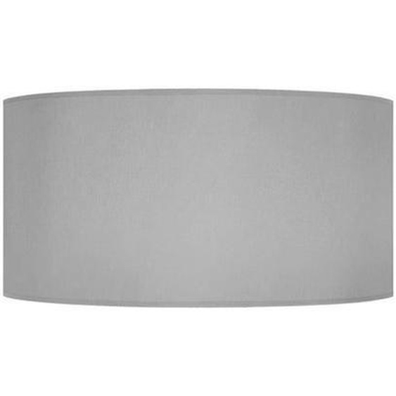 CYLINDRIQUE 35-Abat-jour cylindre tissu  cylindre gris 1 ampoule E27 Style: urbain D35xH19cm
