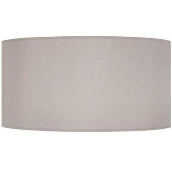 CYLINDRIQUE 35-Abat-jour cylindre tissu  cylindre taupe 1 ampoule E27 Style: urbain D35xH19cm