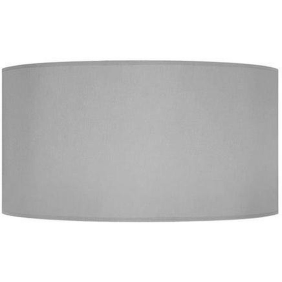 CYLINDRIQUE 40-Abat-jour cylindre tissu  cylindre gris 1 ampoule E27 Style: urbain D40xH22cm