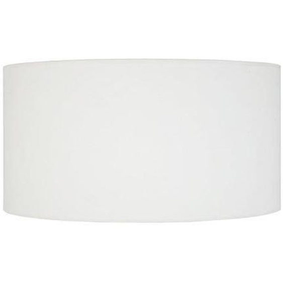 CYLINDRIQUE 40-Abat-jour cylindre tissu  cylindre ivoire 1 ampoule E27 Style: urbain D40xH22cm