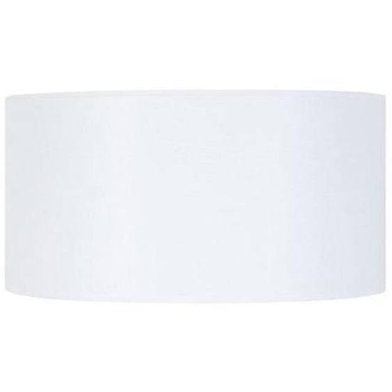 CYLINDRIQUE 45-Abat-jour cylindre tissu cylindre blanc 1 ampoule E27 Style: urbain D45xH25cm