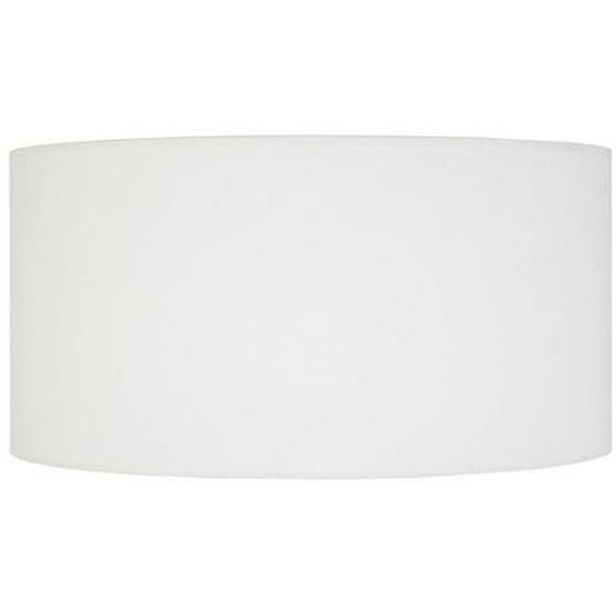 CYLINDRIQUE 45-Abat-jour cylindre tissu cylindre ivoire 1 ampoule E27 Style: urbain D45xH25cm