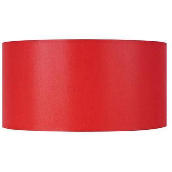 CYLINDRIQUE 45-Abat-jour cylindre tissu cylindre rouge 1 ampoule E27 Style: urbain D45xH25cm