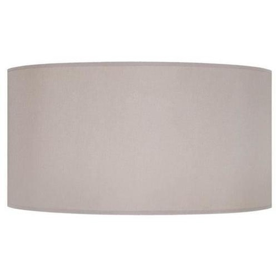 CYLINDRIQUE 50-Abat-jour cylindre tissu  cylindre taupe 1 ampoule E27 Style: urbain D50xH30cm