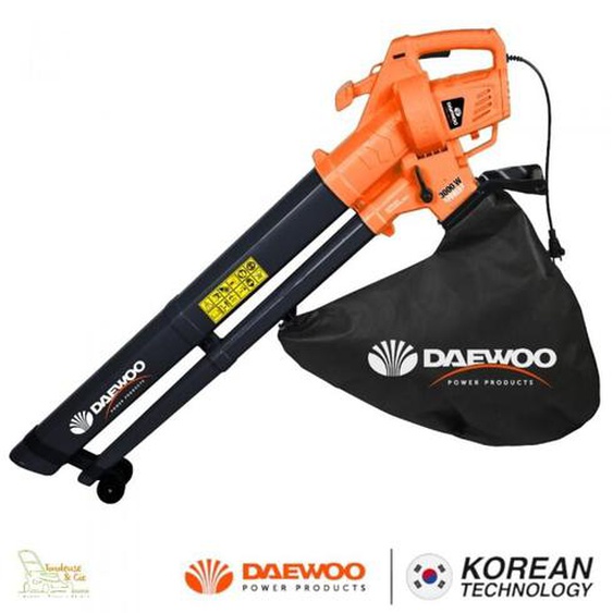 Souffleur de feuilles électrique 3 en 1 aspirateur et broyeur 3000W Daewoo DAEBV3000