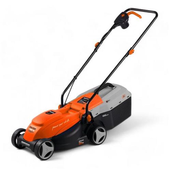 Tondeuse électrique filaire 1000W pour jardin 300m², Lame 32cm, Sac de collecte Daewoo DLMJ1000E