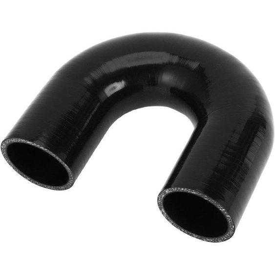 Dailygoods - Tuyau de refroidissement de 51 mm de diamètre intérieur - Tuyau en silicone noir - Longueur de 120 mm - Structure multicouche - Résistance élevée aux températures - Qualité supérieure