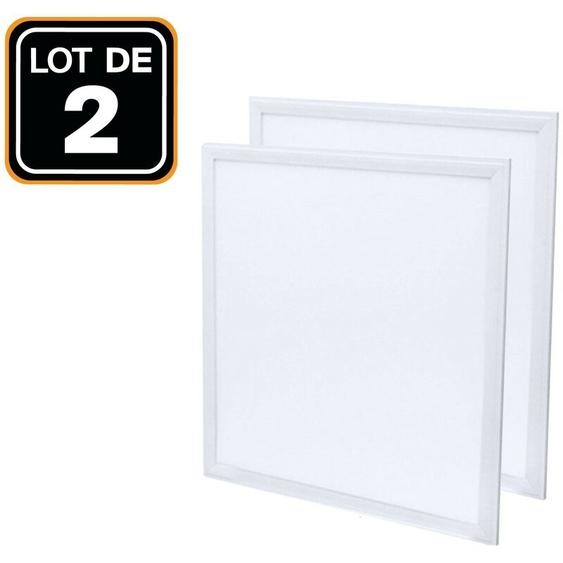Dalle led 600x600 40W lot de 2 pcs Blanc froid 6000k Haute Luminosité - Plusieurs modèles disponibles - Blanc froid 6000K