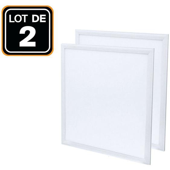 Dalle led 600x600 40W lot de 2 pcs Blanc Neutre 4000k Haute Luminosité - Blanc neutre 4000K