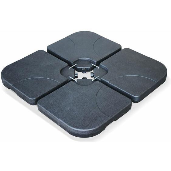 Dalle pour parasol à lester - 50x50cm pieds. socle poids pour fixer votre parasol