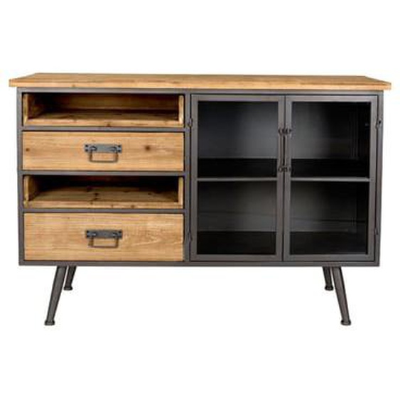 DAMIAN - Buffet vintage en bois et métal