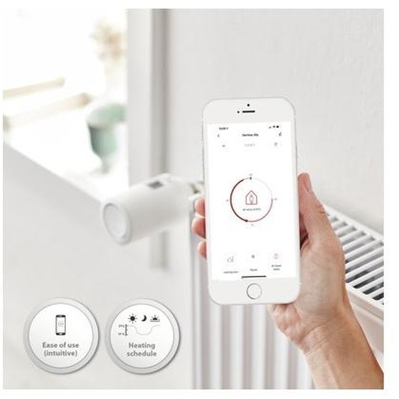 Danfoss Ally Couleur du produit : blanc, Indice de protection international (code IP) : IP20, Température maximale de leau : 90 °C