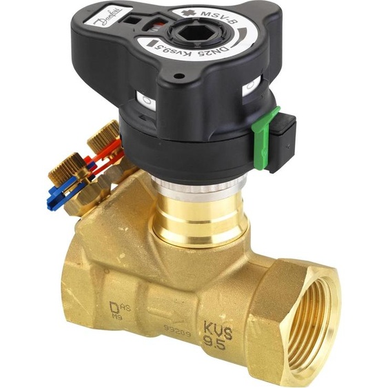 Danfoss MSV-B 32 Vanne de régulation de débit PN20, laiton dézincifié, 1 pièce.