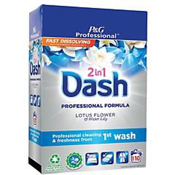 DASH Lessive en poudre Dash 2 en 1 Fleur de lotus et lys 110 lavages