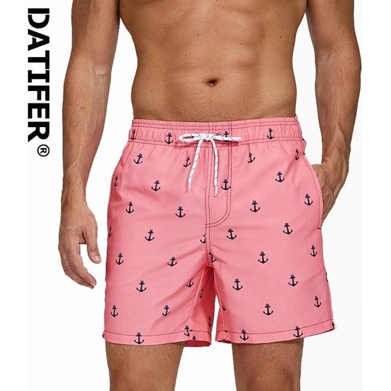 DATIFER-Short de sport en polyester imprimé pour homme, maillot de bain, maillot de bain, pantalon de plage, fitness, surf, nouveau style