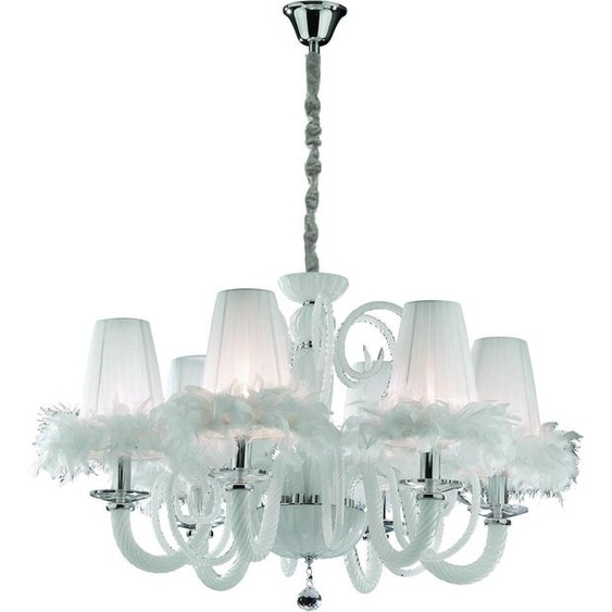 Davagna - Suspension, Blanc, Structure en Verre