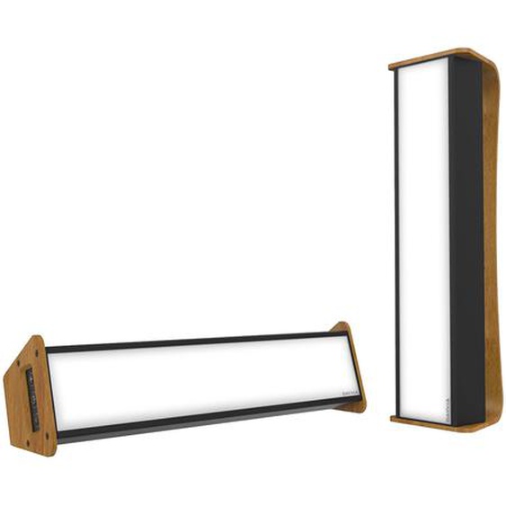 Dayvia Mobilly Lampe de luminothérapie cadre bois - Noir
