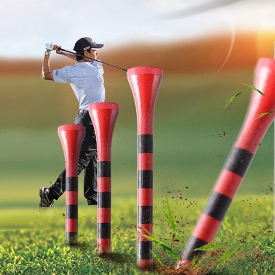 Dbaihuk 100 pcs/pack t-shirts de golf en bambou professionnel 5x fort que le t-shirt en bois rouge blanc t-shirt de balle de jeu dentraînement pour fers pilotes hybrides