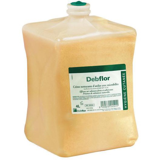 DEB Cartouches savon datelier végétal Debflor 4 L, lot de 4