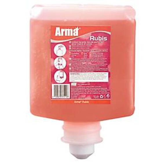 DEB Cartouches savon mains et corps Deb Arma Rubis 1 L, lot de 6