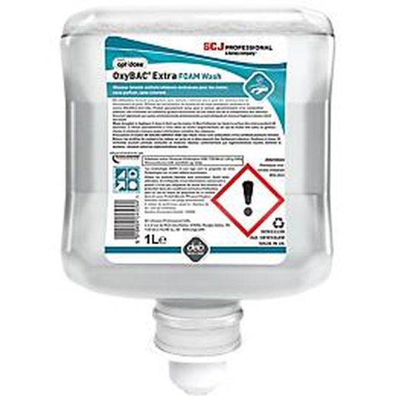 DEB STOKO Savons moussant antimicrobien Oxybac Foam 1 L, lot de 6