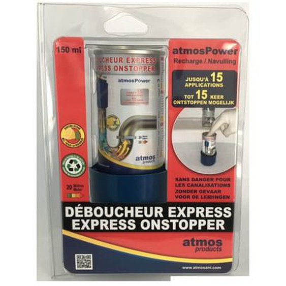 Déboucheur express en aérosol ATMOSPOWER  15 applications