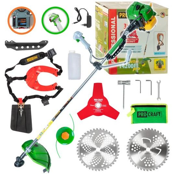 Débroussailleuse à essence Procraft T4200EL Pro avec démarrage électrique