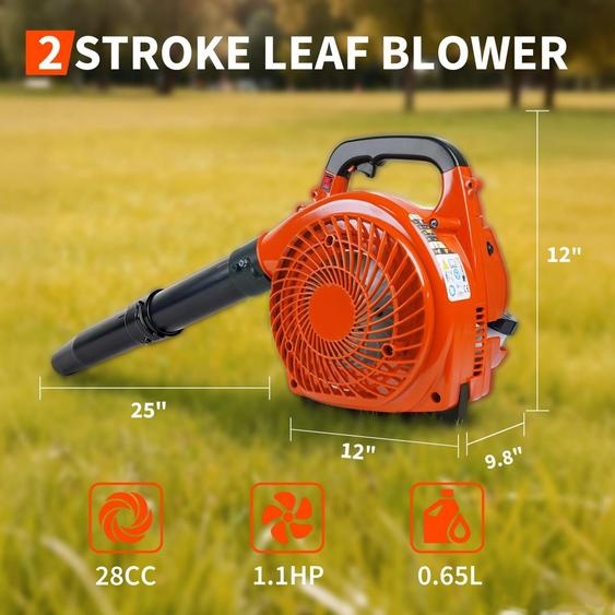 Débroussailleuse essence - Moteur 28cc - Puissance 1,1 CV - Poids 11 kg