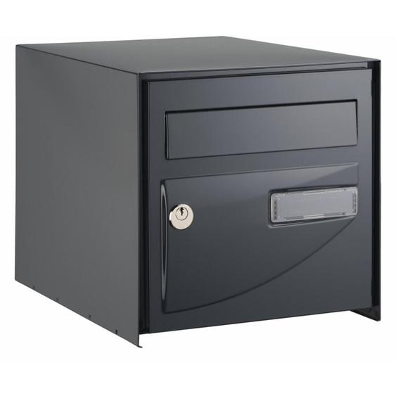 Decayeux - boite aux lettres probat - simple face - gris anthracite ral 7016 - l 302 x h 300 x p 410 mm