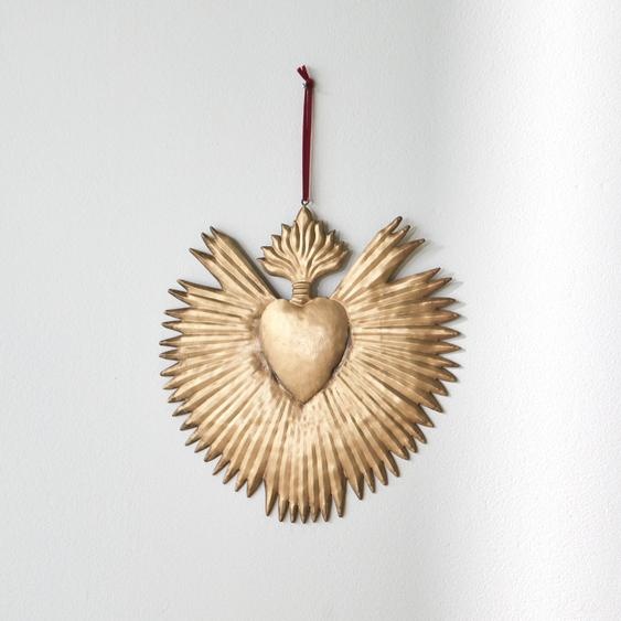 Déco Murale Ex-voto, Métal Doré -