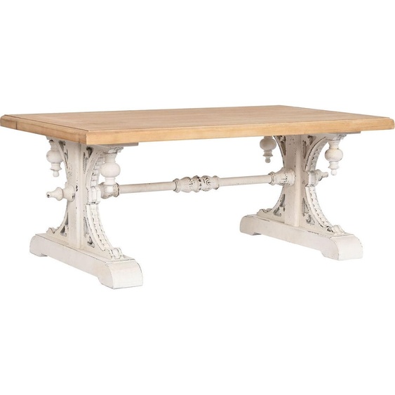 Décoration de table Home ESPRIT Blanc naturel Bois de sapin MDF 110 x 65 x 46 cm