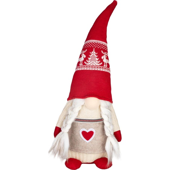 Décoration MagicHome Noël, naine, fille, 15x17x45 cm