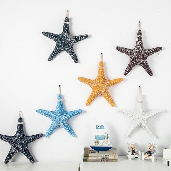Décoration murale en forme détoile de mer, extra grande, en résine, de 32 cm, de style méditerranéen, idéale pour la maison, les mariages et les aquariums, pour les travaux manuels et les thèmes marins