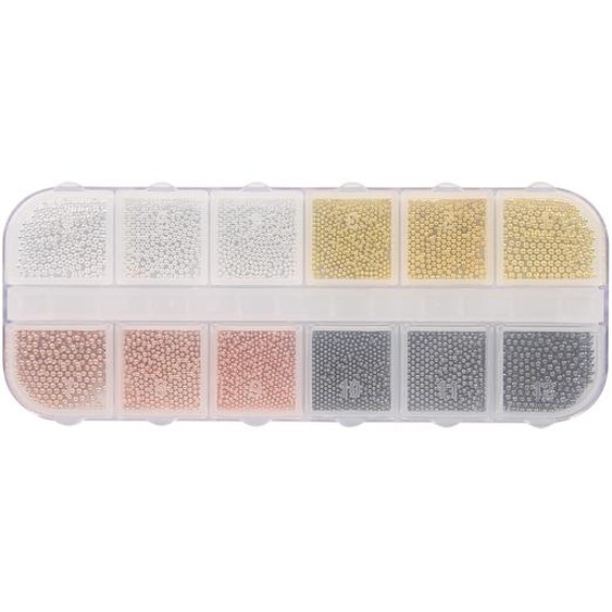 Décorations de boules pour le Nail Art DIY,Décorations de boules pour le Nail Art,Décorations de boules en acier pour le Nail Art,Perles en métal pour le Nail Art,Perles de décoration pour la manucure DIY,Fournitures pour le Nail Art