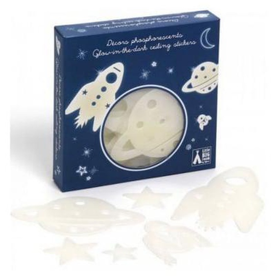 Décors phosphorescents - Mission Espace