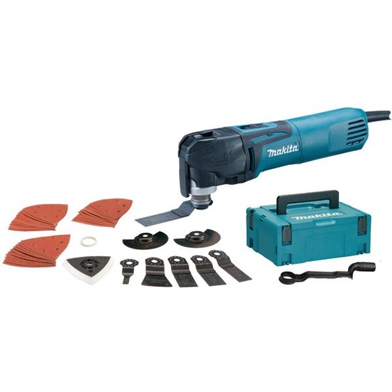 Découpeur-ponceur multifonction 320W en coffret MAKPAC 2 + accessoires - MAKITA - TM3010CX3J