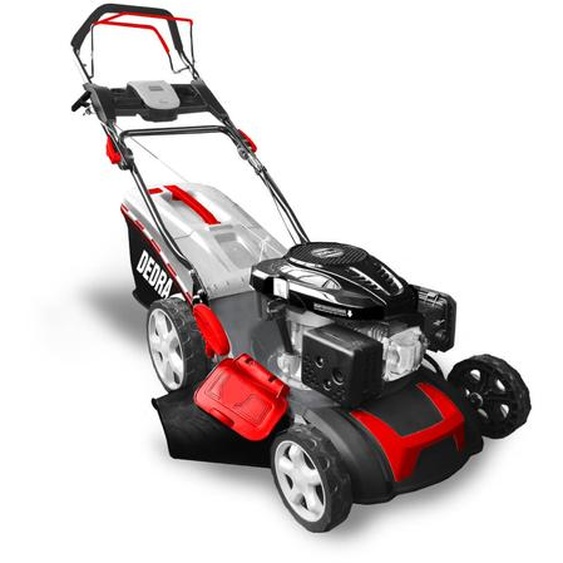 Dedra DED8724-46L Tondeuse à essence avec déplacement, 166 cc Loncin, 46 cm