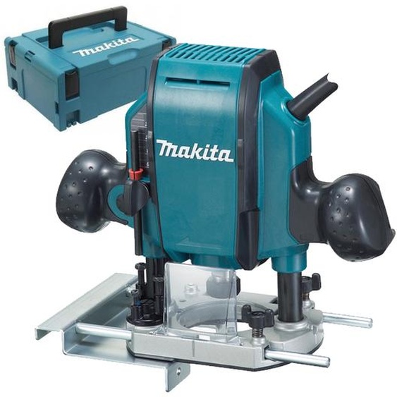 Défonceuse 900 W 8 mm + coffret MAKPAC MAKITA RP0900XJ