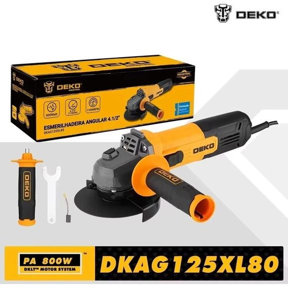 DEKO nouvelle rectifieuse dangle électrique 115mm 800W 11000 tr/min métal bois outil électrique rectifieuse