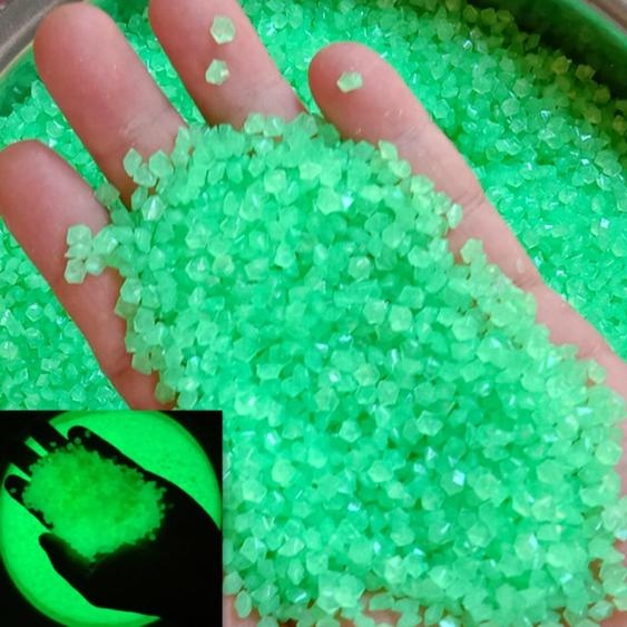 Dekosteine, 6000 pièces, bleu, 3-5 mm, résine synthétique, pour aquarium