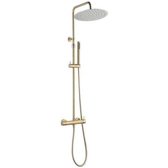 Delice II colonne de douche mécanique or brossé Essebagno