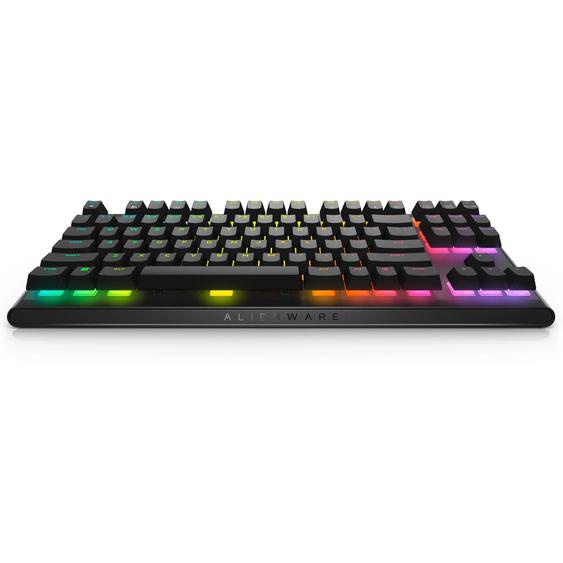 DELL Alienware AW420K, Sans clé (80 - 87%), Avec fil, USB, Clavier mécanique, LED RGB, Noir AW420K-B-WW