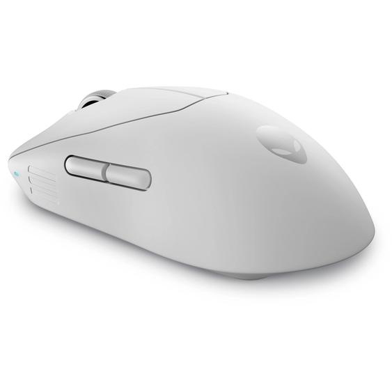 DELL Alienware Pro Wireless Gaming Mouse, Ambidextre, Optique, RF Wireless + USB Type-C, 26000 DPI, 0,25 ms, Blanc PRO-MS-W-DEAM