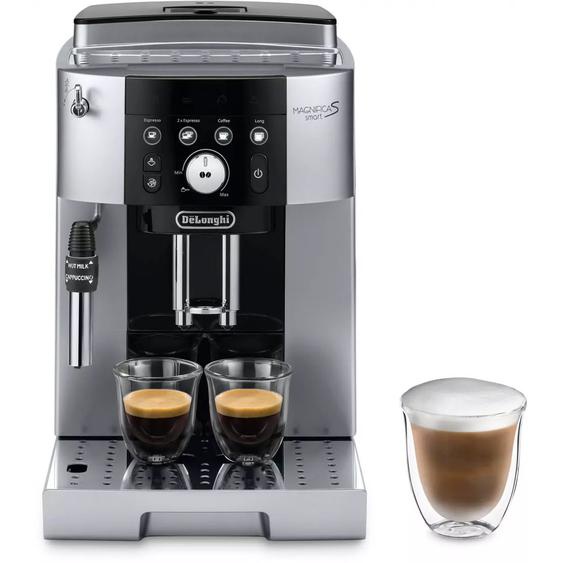 Delonghi Magnifica S Smart Machine à café expresso Premium automatique avec broyeur grains  - Noir et aluminium