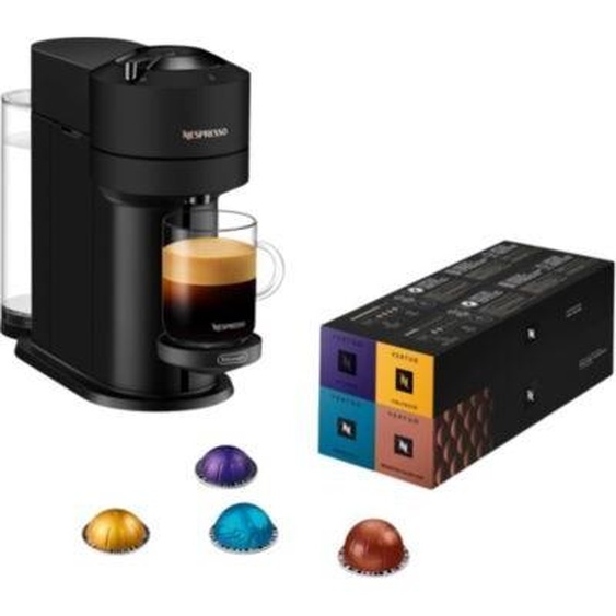 DELONGHI NESPRESSO Nespresso Vertuo Next Noir ENV120.BM + 5